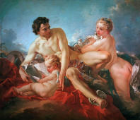 The Education of Cupid By Francois Boucher
