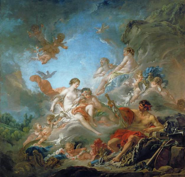 The Forge of Vulcan by Francois Boucher | Oil Painting Reproduction
