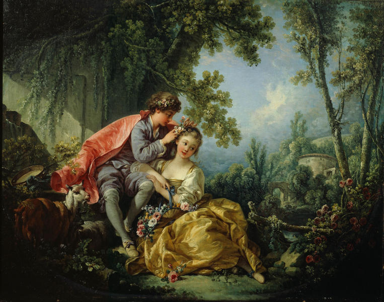 The Four Seasons Spring by Francois Boucher | Oil Painting Reproduction