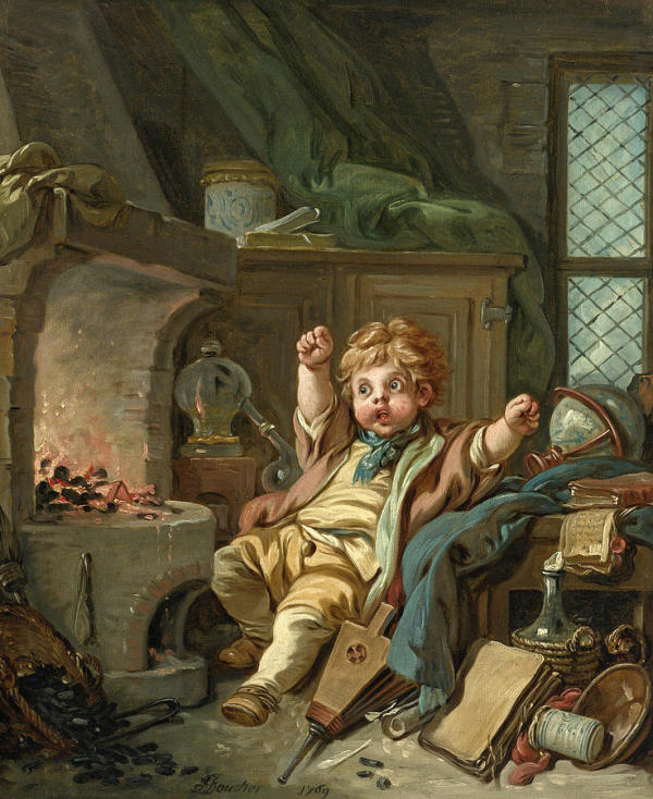 The Little Alchemist or an Allegory of Chemistry | Oil Painting Reproduction