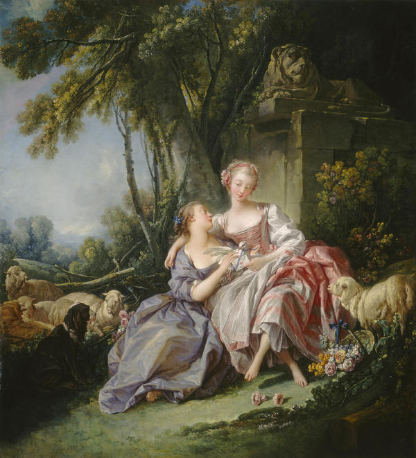The Love Letter by Francois Boucher | Oil Painting Reproduction