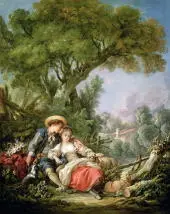The Rest 1764 By Francois Boucher