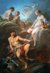 Venus Asking Vulcan for Arms for Aeneas By Francois Boucher