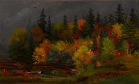 Autumn Foliage 1858 By Jasper Francis Cropsey