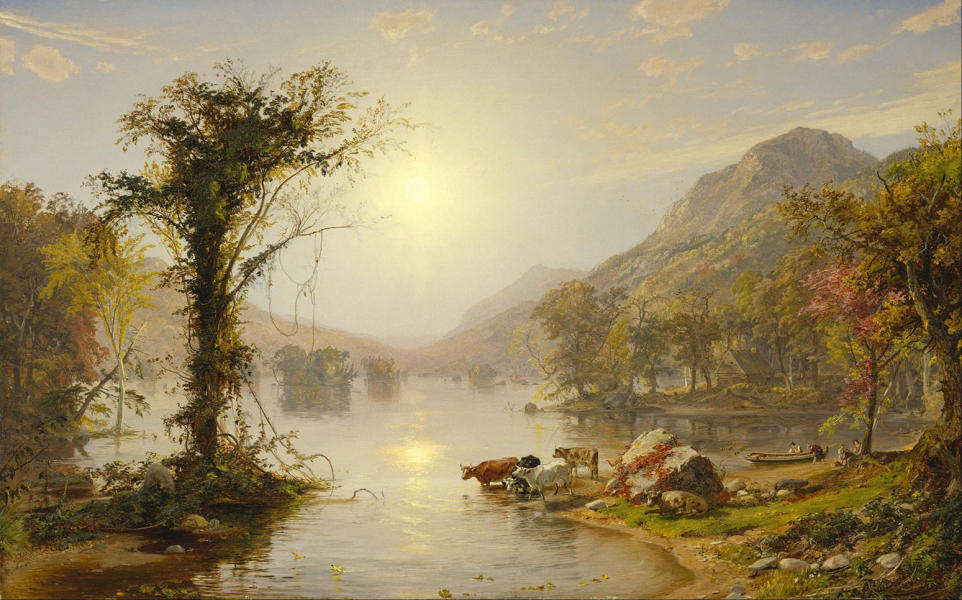 Autumn on Greenwood Lake 1861 | Oil Painting Reproduction