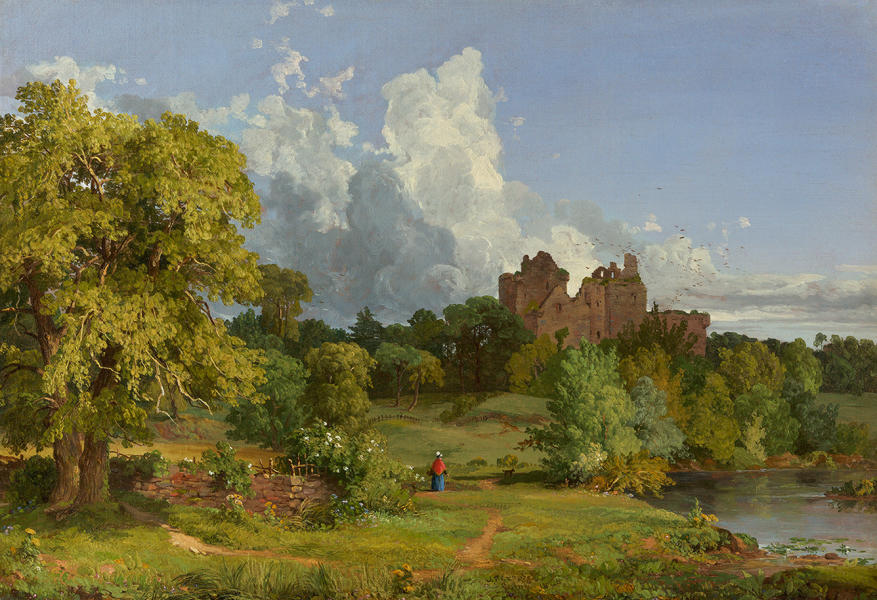 Dune Castle by Jasper Francis Cropsey | Oil Painting Reproduction