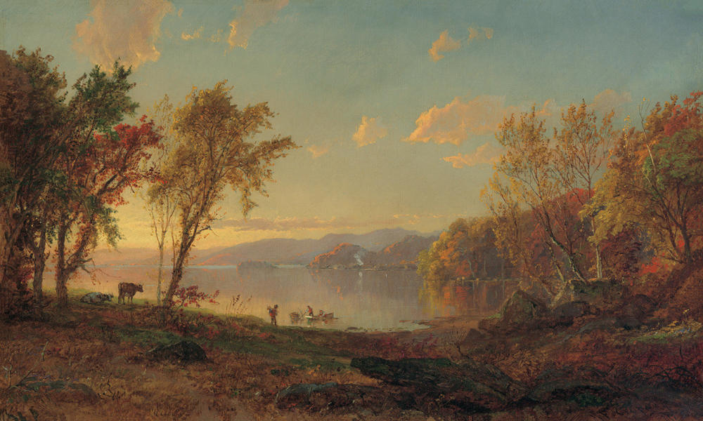 Greenwood Lake by Jasper Francis Cropsey | Oil Painting Reproduction