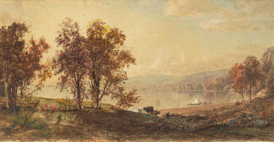 Lake George by Jasper Francis Cropsey | Oil Painting Reproduction