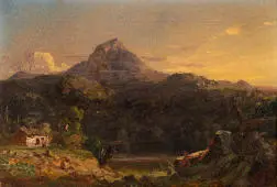 Mountain Landscape By Jasper Francis Cropsey