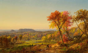 Mounts Adam and Eve 1872 By Jasper Francis Cropsey