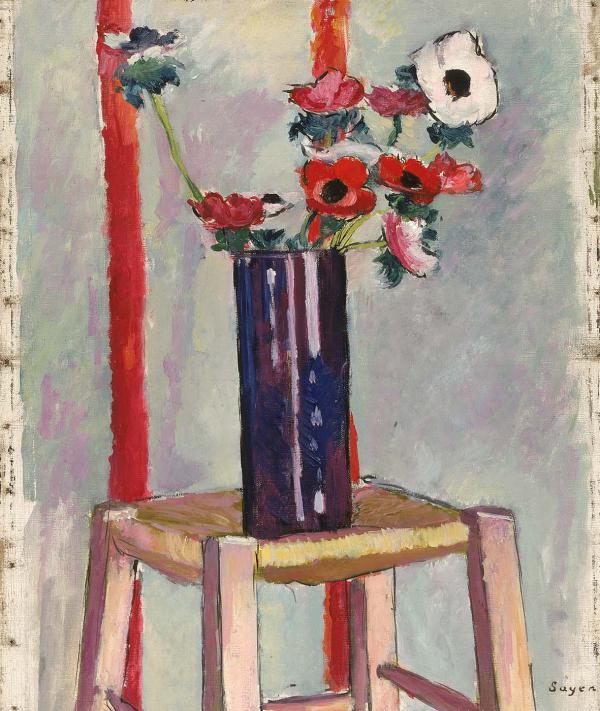 Anemones 1967 by Henry Lyman Sayen | Oil Painting Reproduction