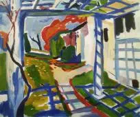 Grape Arbor By Henry Lyman Sayen