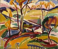 Valley Falls I 1915 By Henry Lyman Sayen