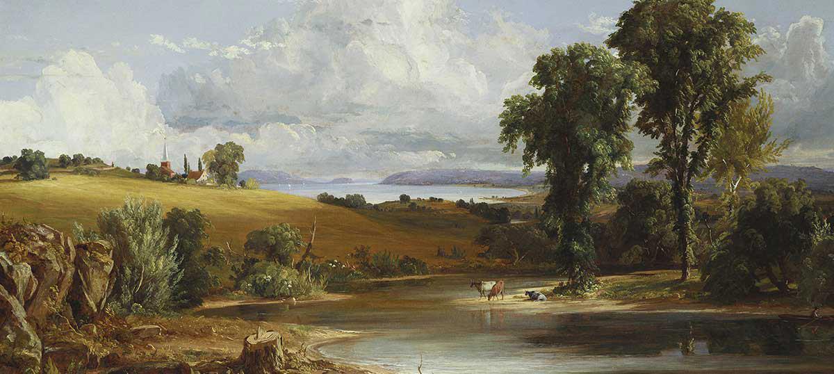 Summer Afternoon on the Hudson 1852 | Oil Painting Reproduction