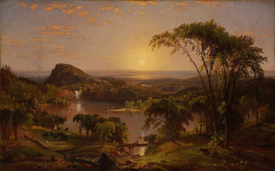 Summer Lake Ontario 1857 | Oil Painting Reproduction