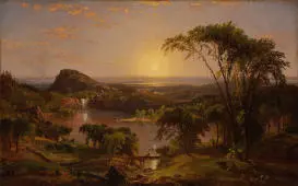 Summer Lake Ontario 1857 By Jasper Francis Cropsey