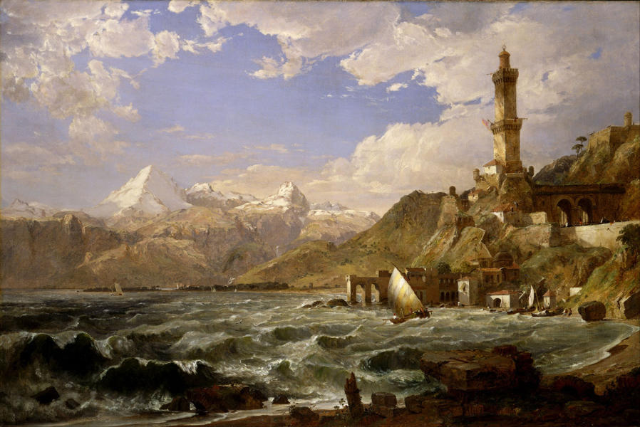 The Coast of Genoa 1854 | Oil Painting Reproduction