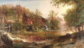 The Old Mill By Jasper Francis Cropsey