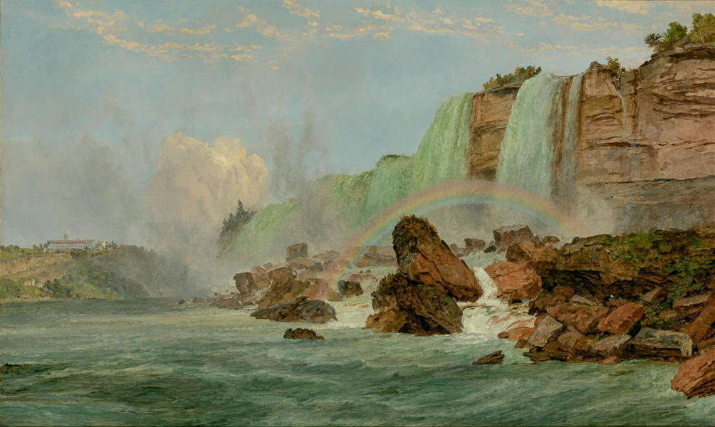 View of Niagara with View of Clifton House 1852 | Oil Painting Reproduction
