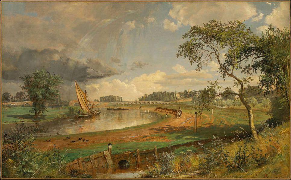 Walton on Thames by Jasper Francis Cropsey | Oil Painting Reproduction