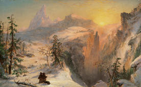Winter 1860 By Jasper Francis Cropsey
