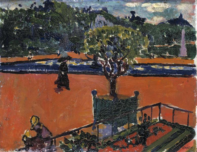 In The Luxembourg Gardens 1968 | Oil Painting Reproduction