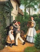 Domestic Scene By Joseph Clark