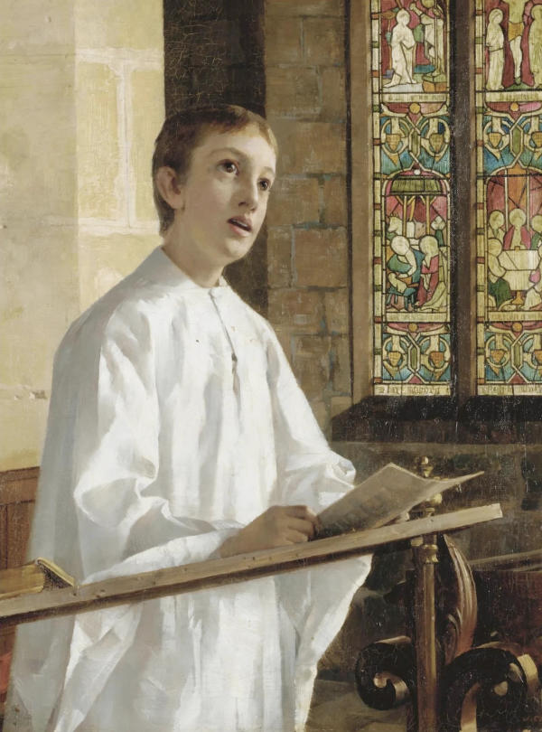 The Choir Boy by Joseph Clark | Oil Painting Reproduction