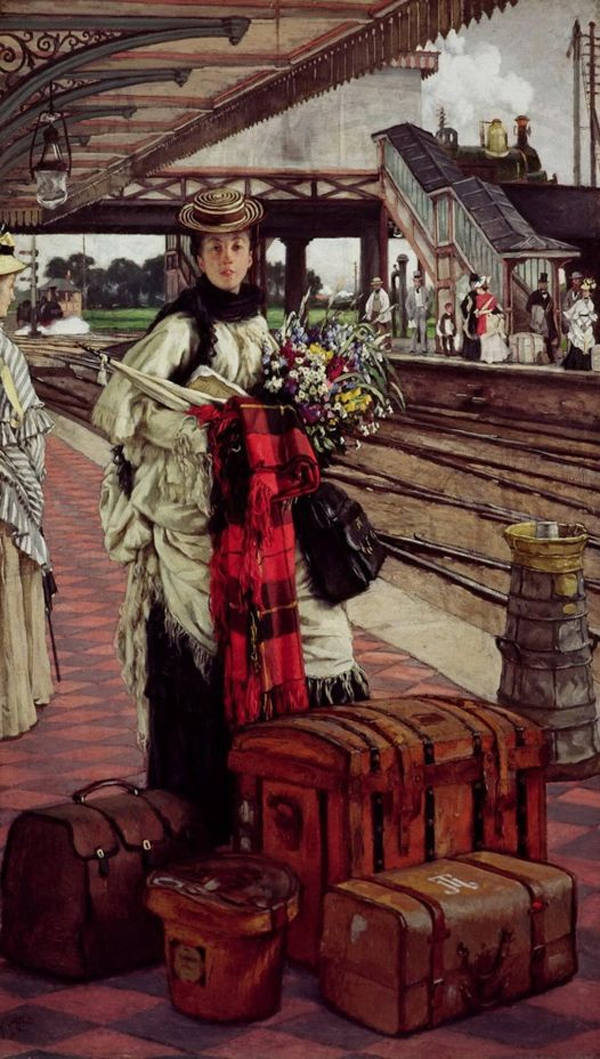Waiting at the Station Willesden Junction | Oil Painting Reproduction