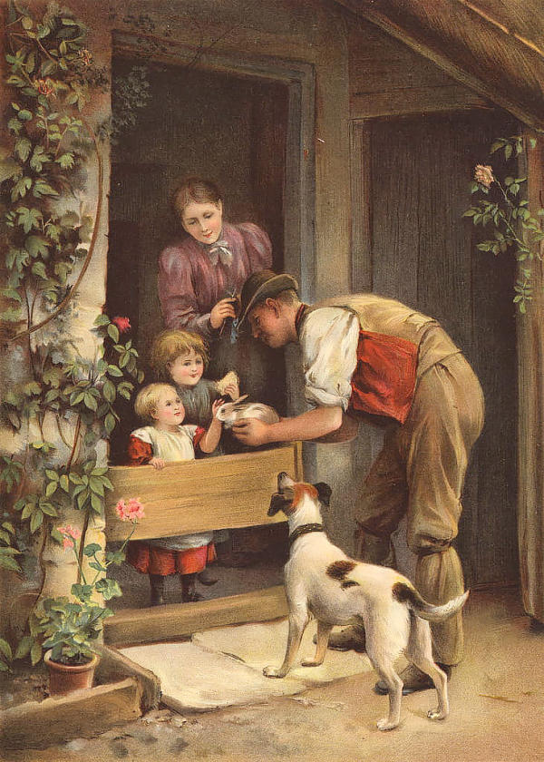 There's No Place Like Home by Joseph Clark | Oil Painting Reproduction