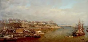 City Point Virginia Headquarters of General Grant 1873 By Edward Lamson Henry