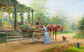 Flower Seller By Edward Lamson Henry
