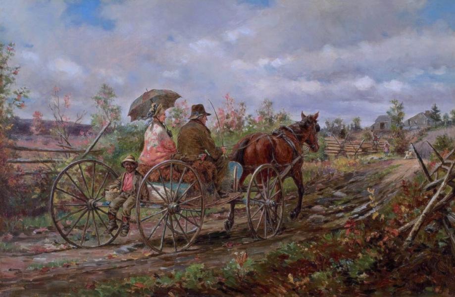 In Sight of Home by Edward Lamson Henry | Oil Painting Reproduction