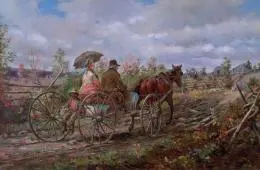 In Sight of Home By Edward Lamson Henry