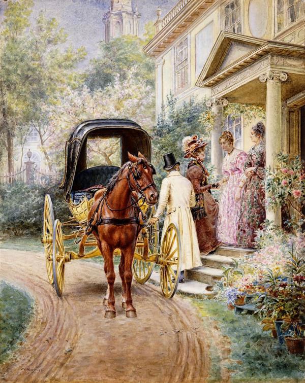 Mrs. 1891 and 1887 by Edward Lamson Henry | Oil Painting Reproduction