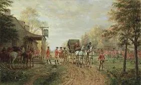 Passing the Outposts on the Old Kingsbridge Road 1903 By Edward Lamson Henry