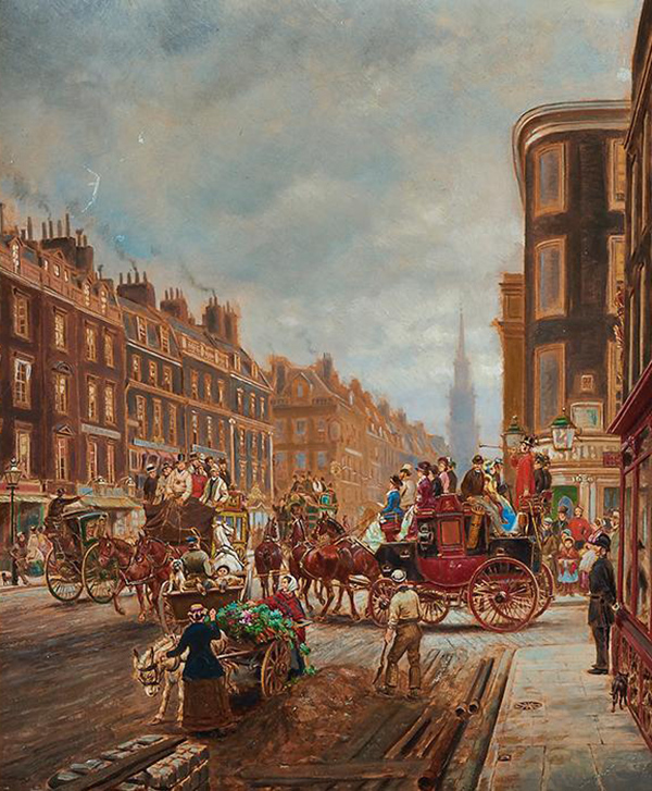 St. Martin's Square 1878 | Oil Painting Reproduction