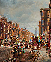 St. Martin's Square 1878 By Edward Lamson Henry
