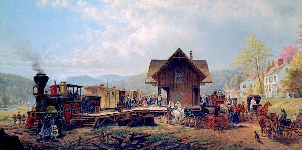 The 9:45 Accommodation 1867 | Oil Painting Reproduction