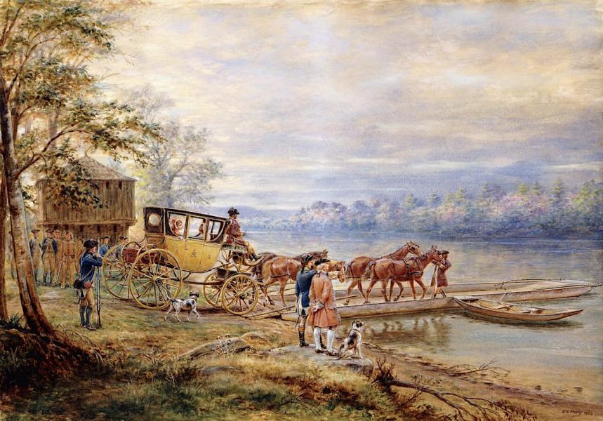 Waiting for the Ferry 1902 | Oil Painting Reproduction