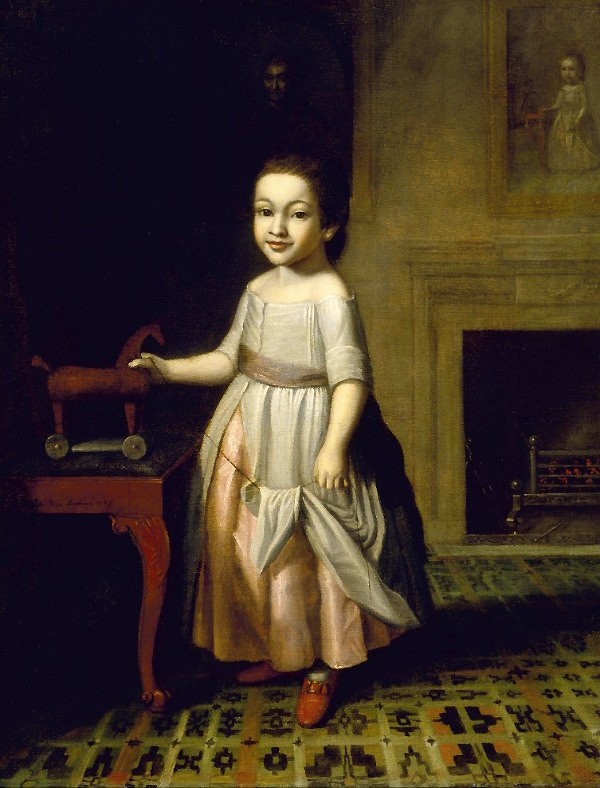 Boy with Toy Horse 1768 | Oil Painting Reproduction