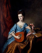 Julia Stockton Rush 1776 By Charles Willson Peale