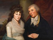 Mr. and Mrs. Alexander Robinson 1795 By Charles Willson Peale