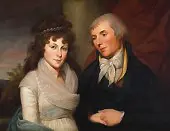 Mr. and Mrs. Alexander Robinson 1795 By Charles Willson Peale