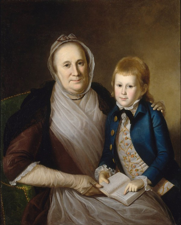 Mrs. James Smith and Grandson 1776 | Oil Painting Reproduction