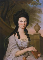 Mrs. Jane Hunter Ewing By Charles Willson Peale