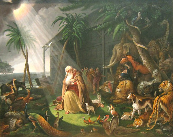 Noah and his Ark 1819 by Charles Willson Peale | Oil Painting Reproduction