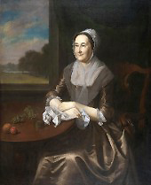 Portrait of Hannah Lambert Cadwalader By Charles Willson Peale