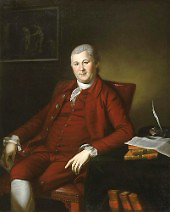 Portrait of John B Bayard By Charles Willson Peale