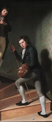 Portrait of Raphaelle Peale and Titian Ramsay Peale By Charles Willson Peale